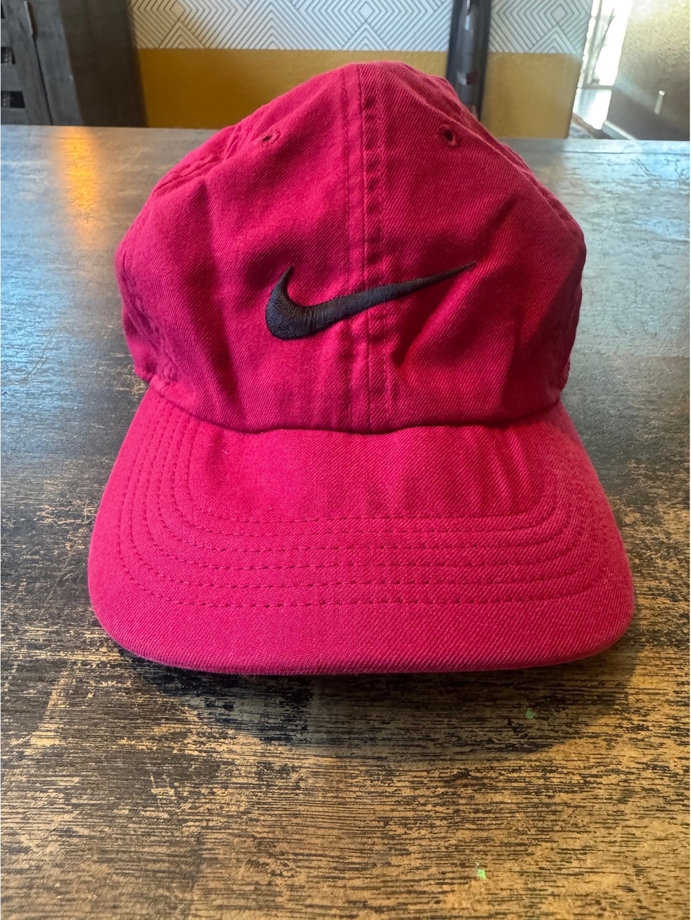 Nike Heritage86 Dri-FIT,burgundy/red with black swoosh(0068)